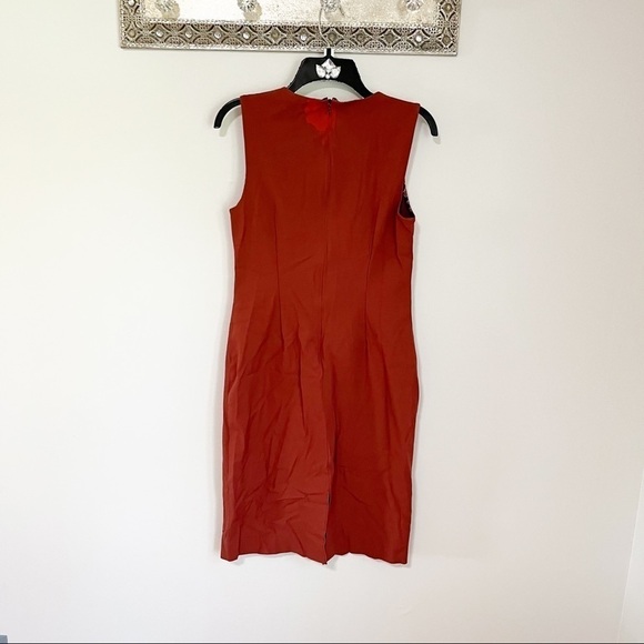 Diane von Furstenberg Elio Midi Business Casual Cocktail Dress Size 4 *Flaw* - Picture 3 of 9